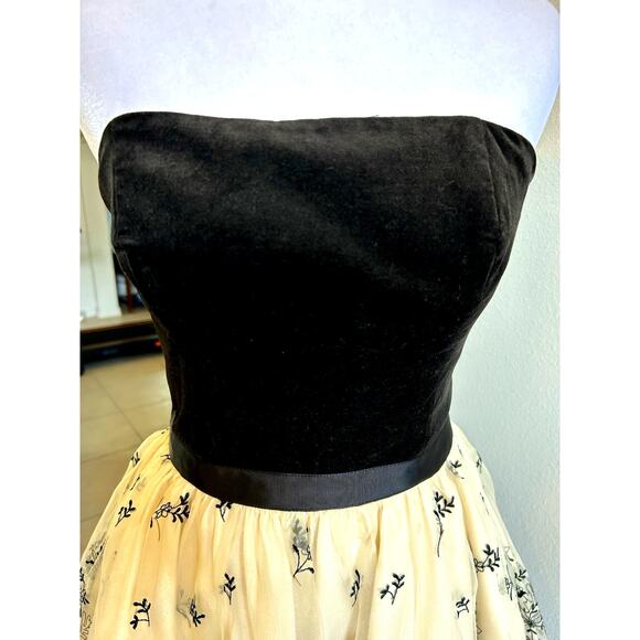 Vtg Y2K Betsey Johnson Cupcake Dress Tulle Fairy Corset Coquette Retro Prom 2 - Picture 6 of 16